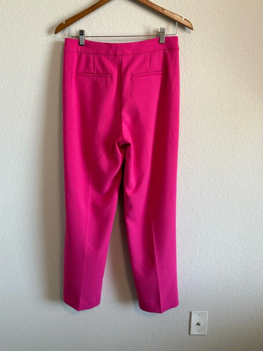 J Crew Kate Straight Leg Pant in Four Season Stretch BK251 Pink Pants Size 4